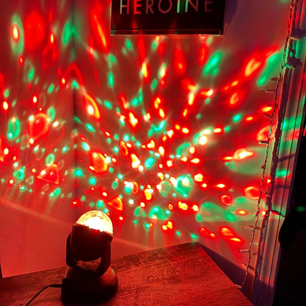 Disco multi color party rotating light